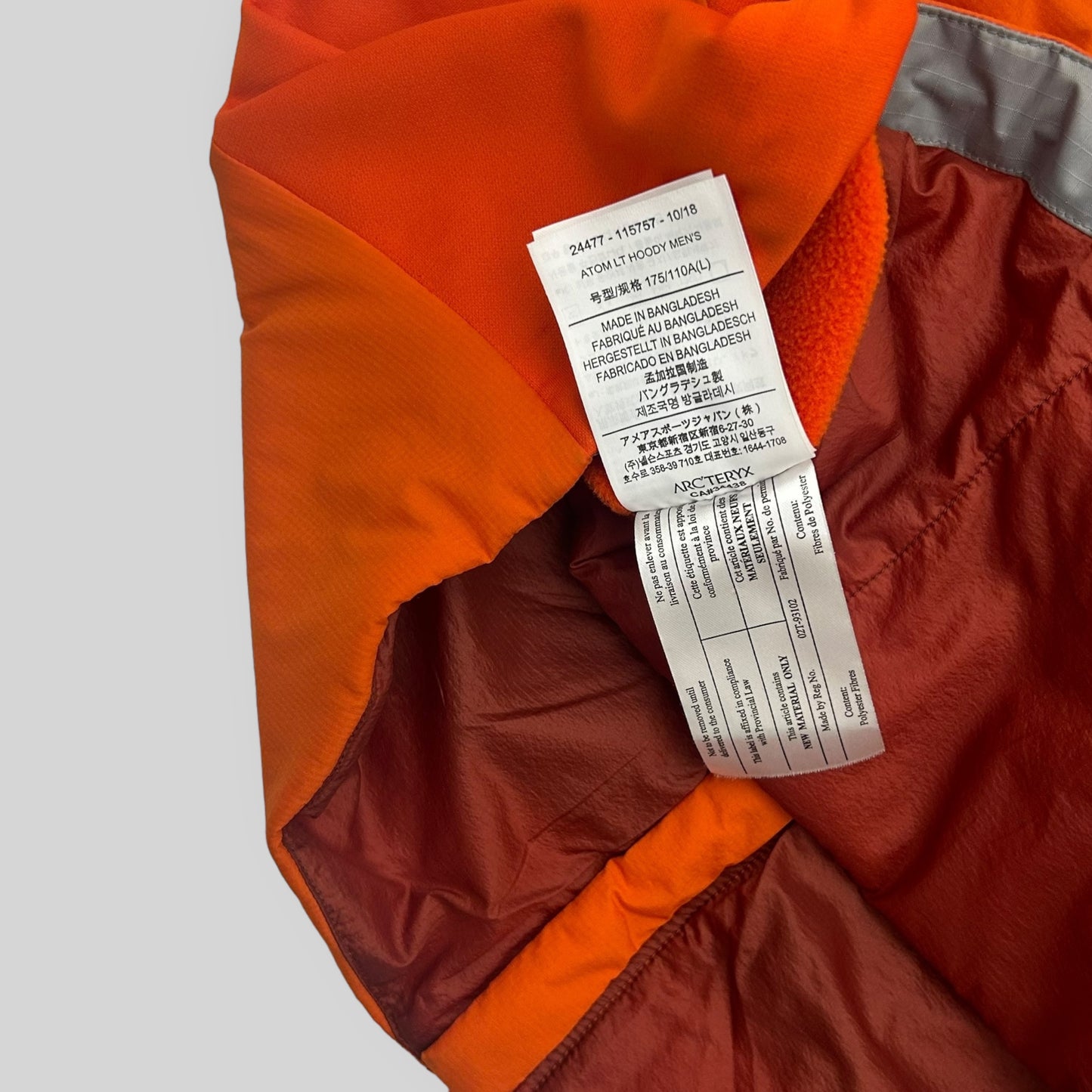 Arc'teryx Atom LT Hoodie Orange (Size L)