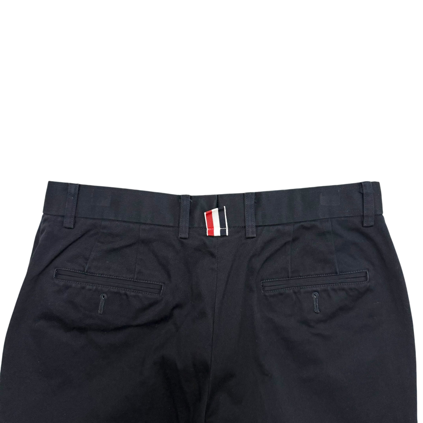 Thom Browne Tapered Navy Chino Pants (Size 30”)