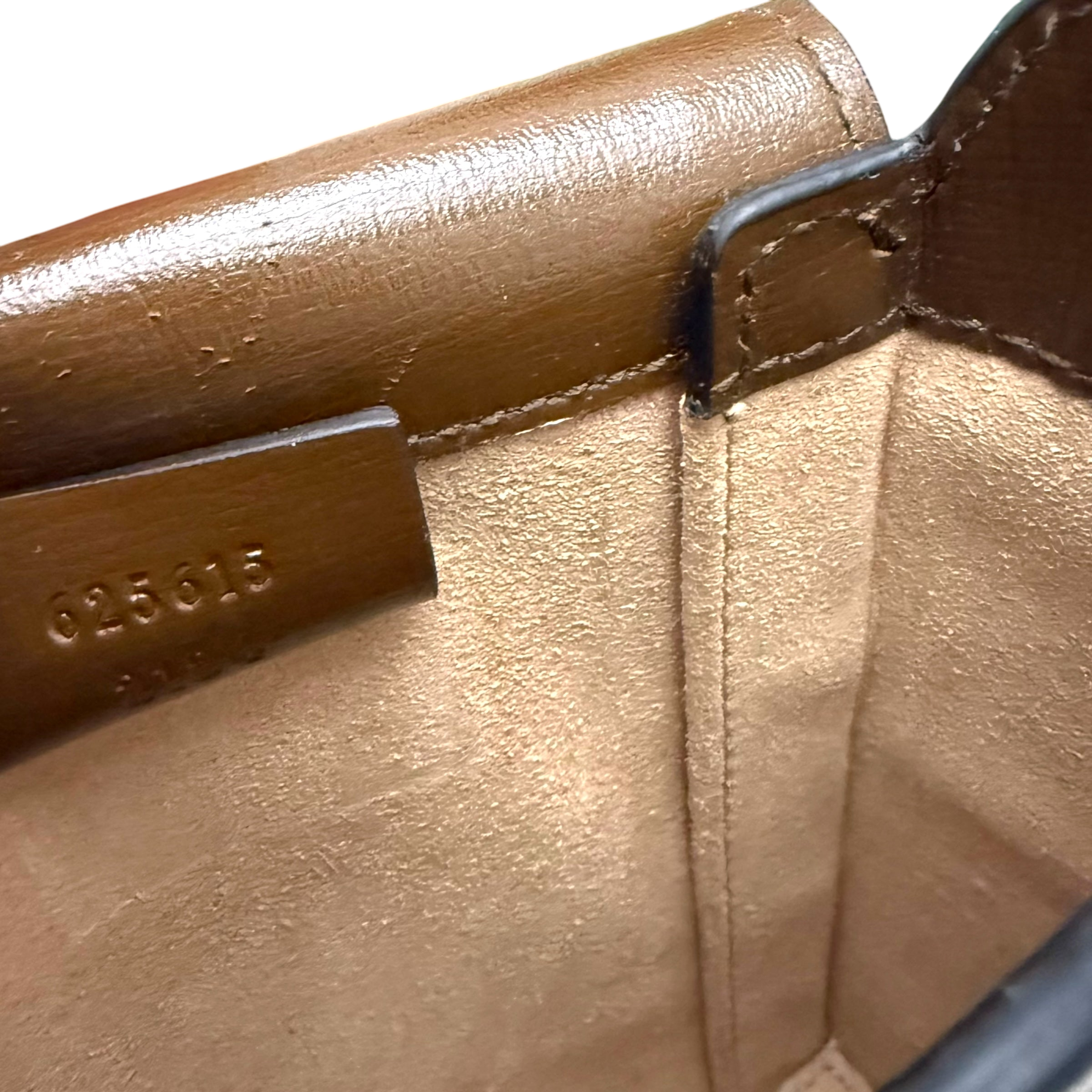 Gucci Horsebit 1955 Mini Leather Shoulder Bag Beige/Brown