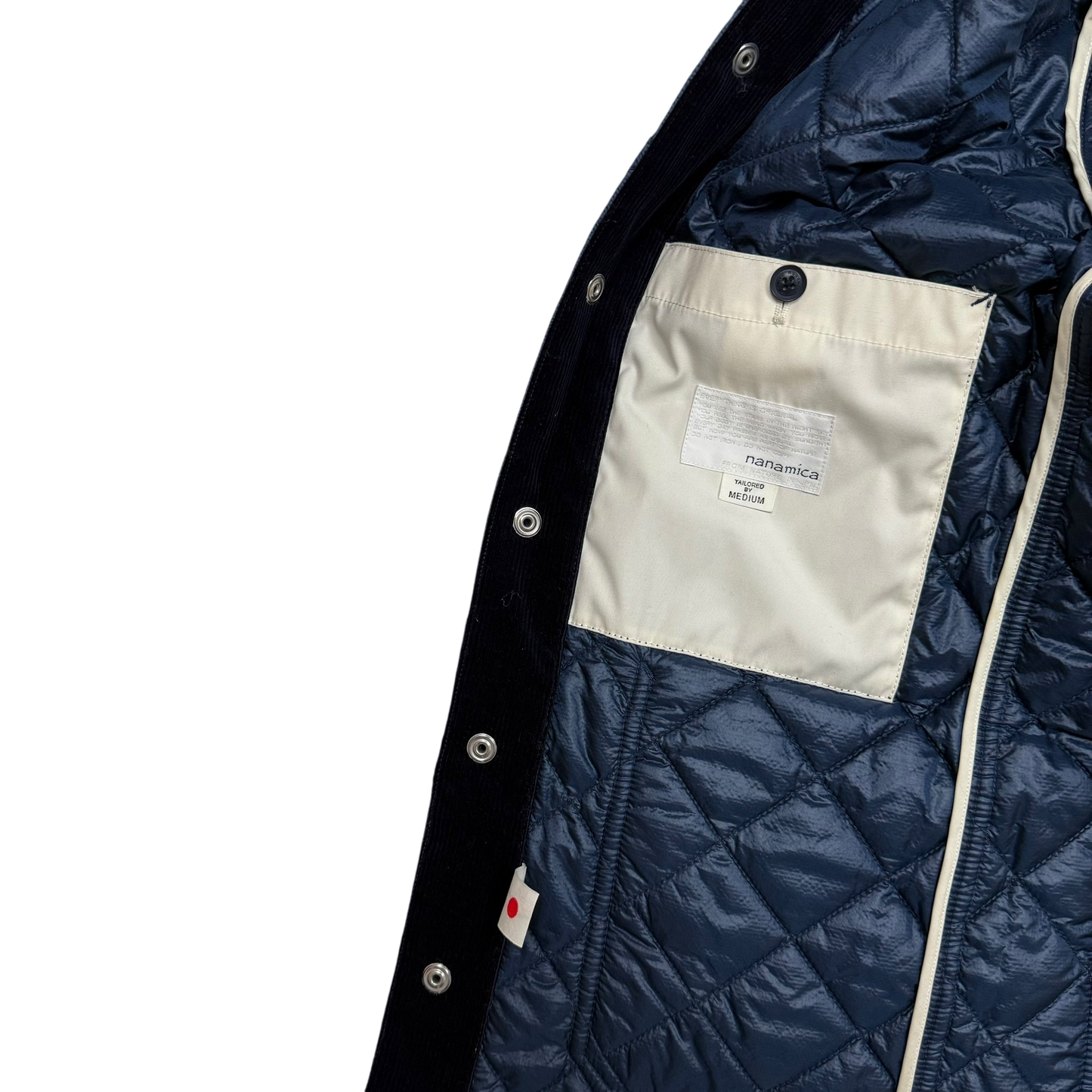 Nanamica Pertex Riding Quilt Jacket Marine Navy (Size M)