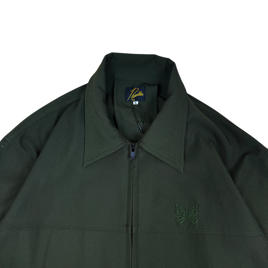 Needles FW24 Cavalry Twill Sports Jacket Army Green (Size L)