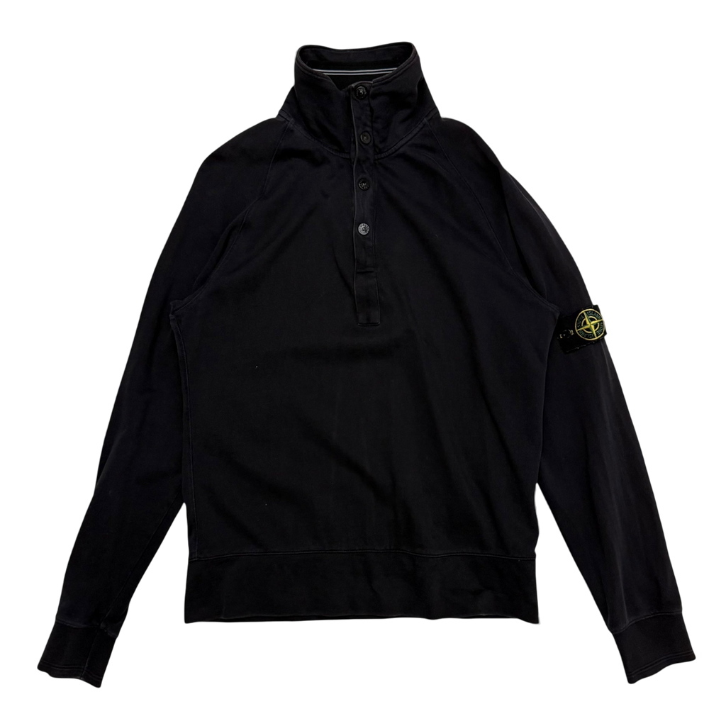 Stone Island SS 2010 Black Quarter Zip Sweatshirt (Size M)