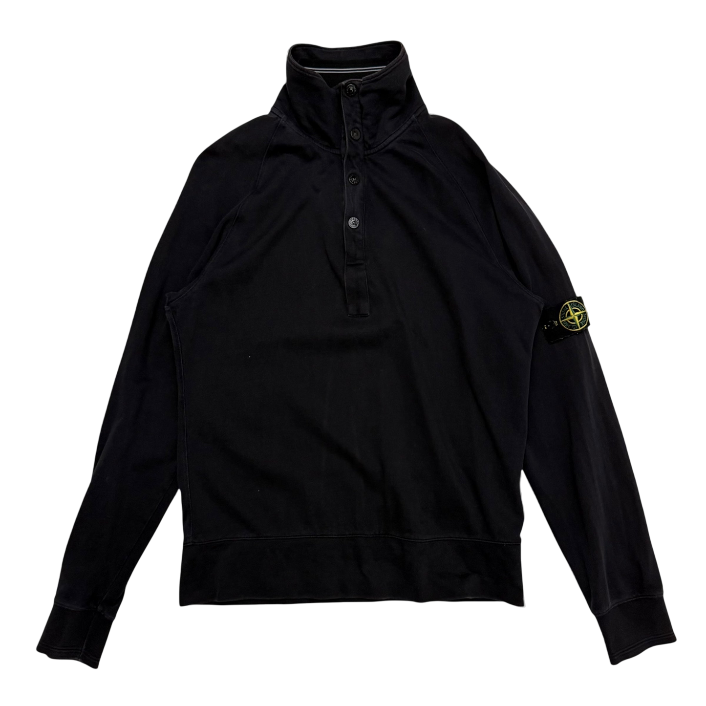 Stone Island SS 2010 Black Quarter Zip Sweatshirt (Size M)