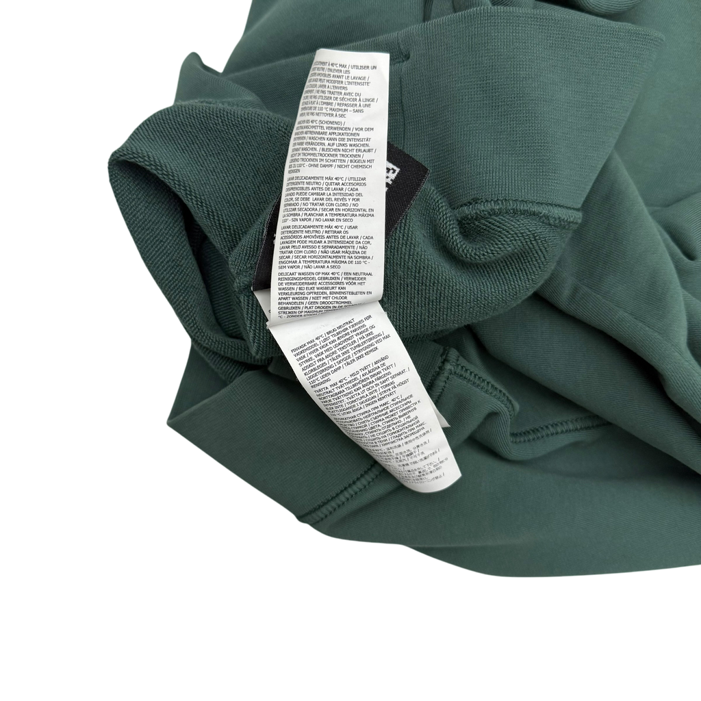 Stone Island Garment-Dyed Crewneck Sweatshirt ‘Petrol Green’ (Fits M-L)