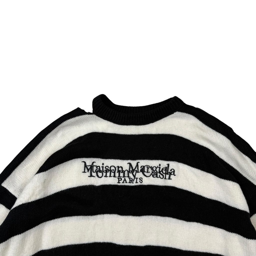 Maison Margiela x Tommy Cash Striped Sweatshirt Black / White (One Size)