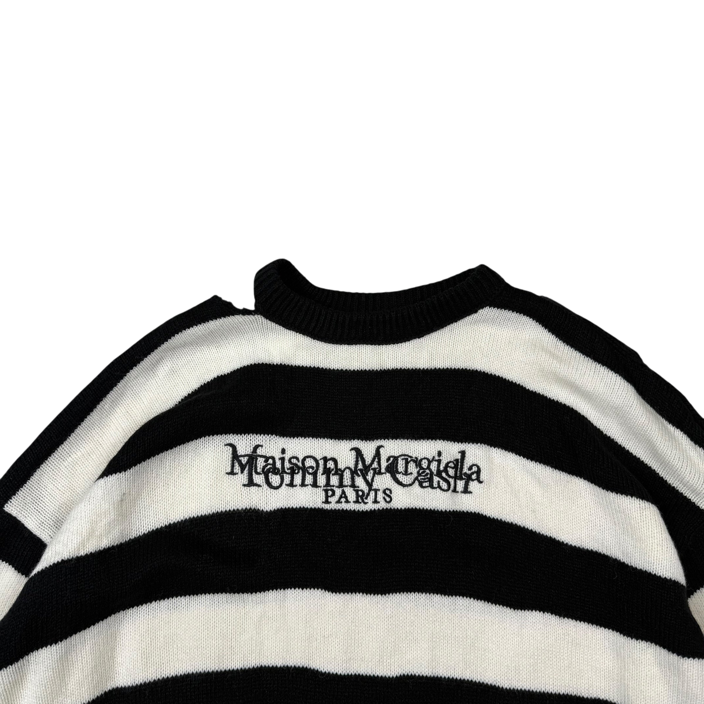 Maison Margiela x Tommy Cash Striped Sweatshirt Black / White (One Size)