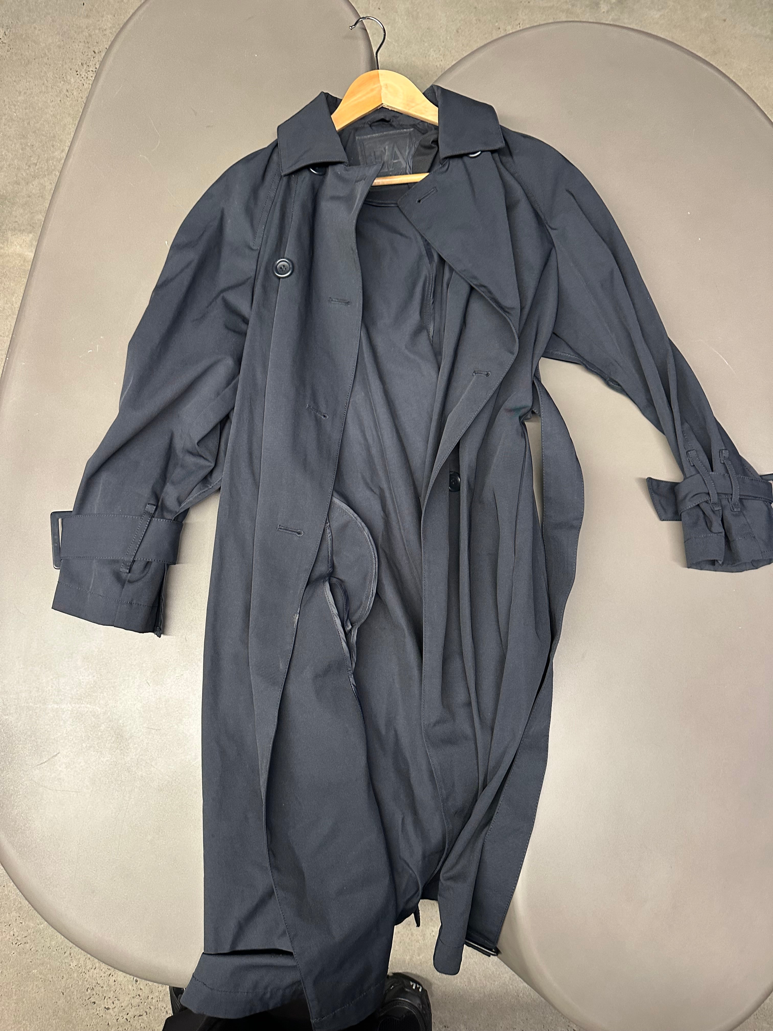 Emporio Armani Trench Coat Navy (Size EU36)