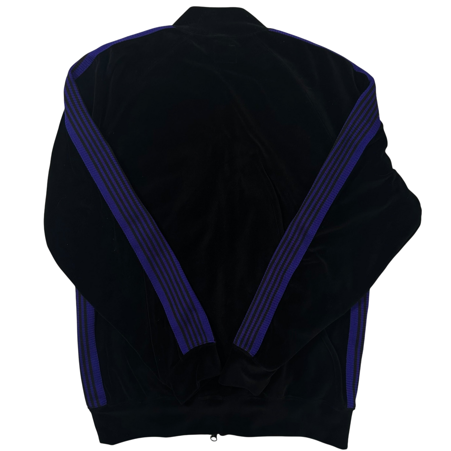 Needles Velour Track Jacket Black/Purple (Fits L)