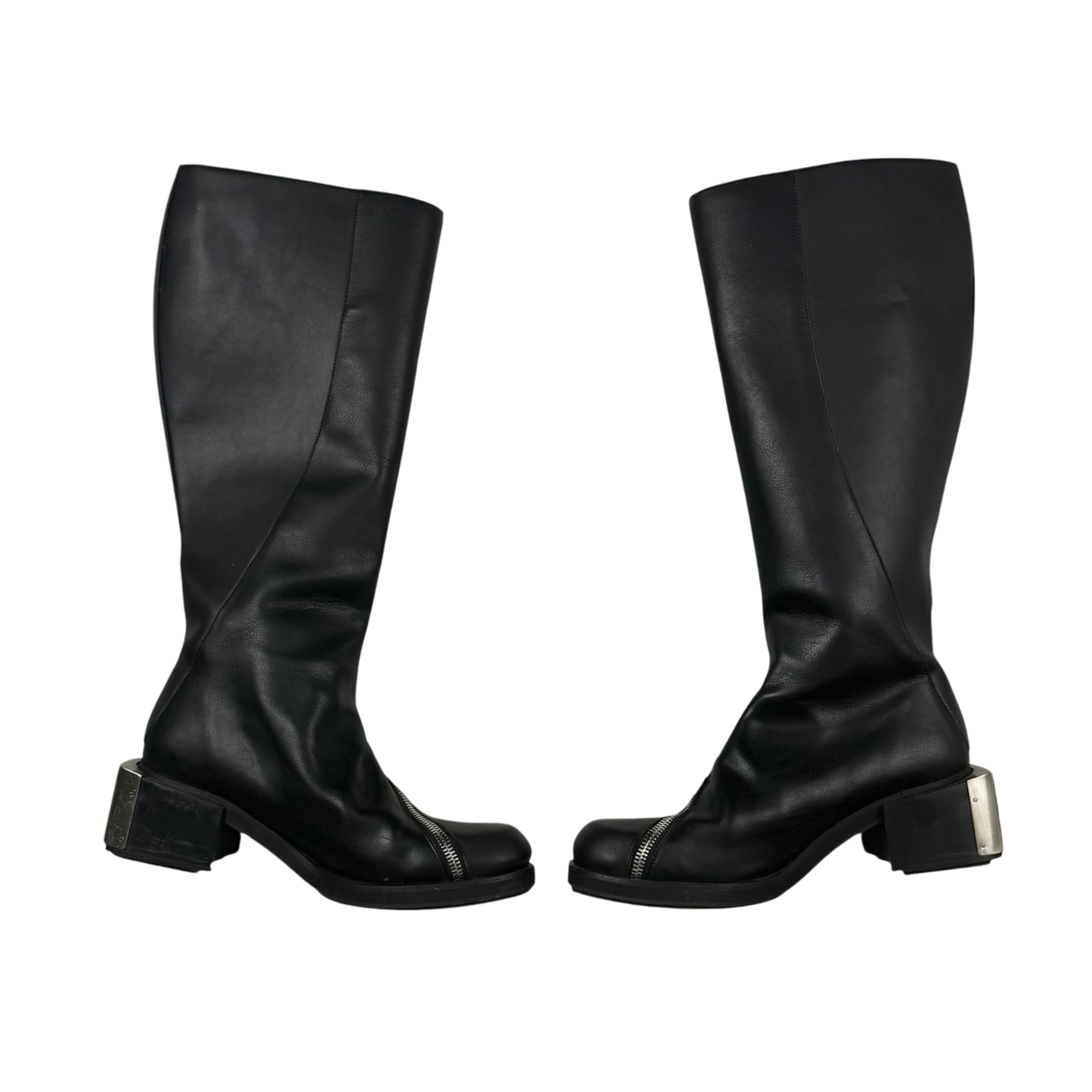 GmbH Knee-High Leather Riding Boots (fits US12)