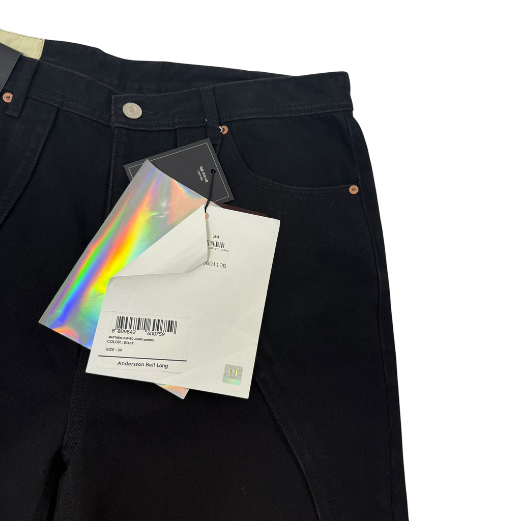 Andersson Bell Matthew Curved Jeans Black (Size 34”)