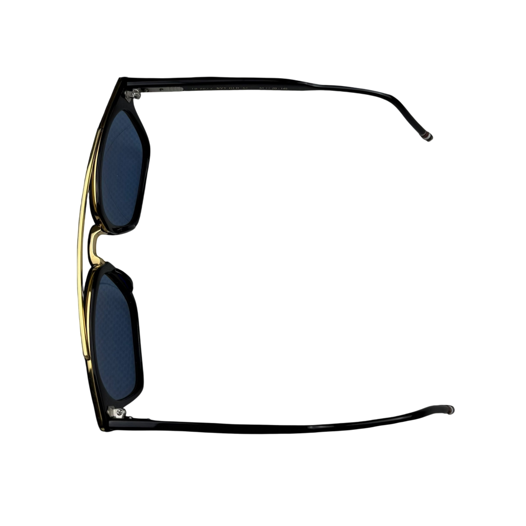 Thom Browne New York Square Sunglasses Navy/Gold