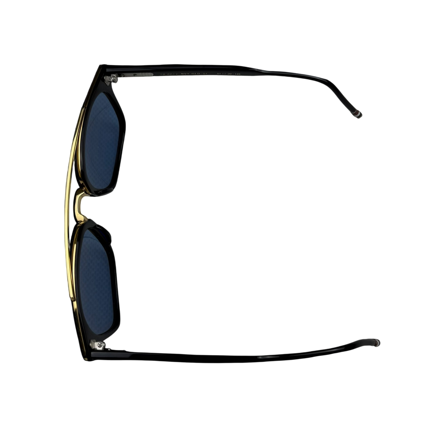 Thom Browne New York Square Sunglasses Navy/Gold