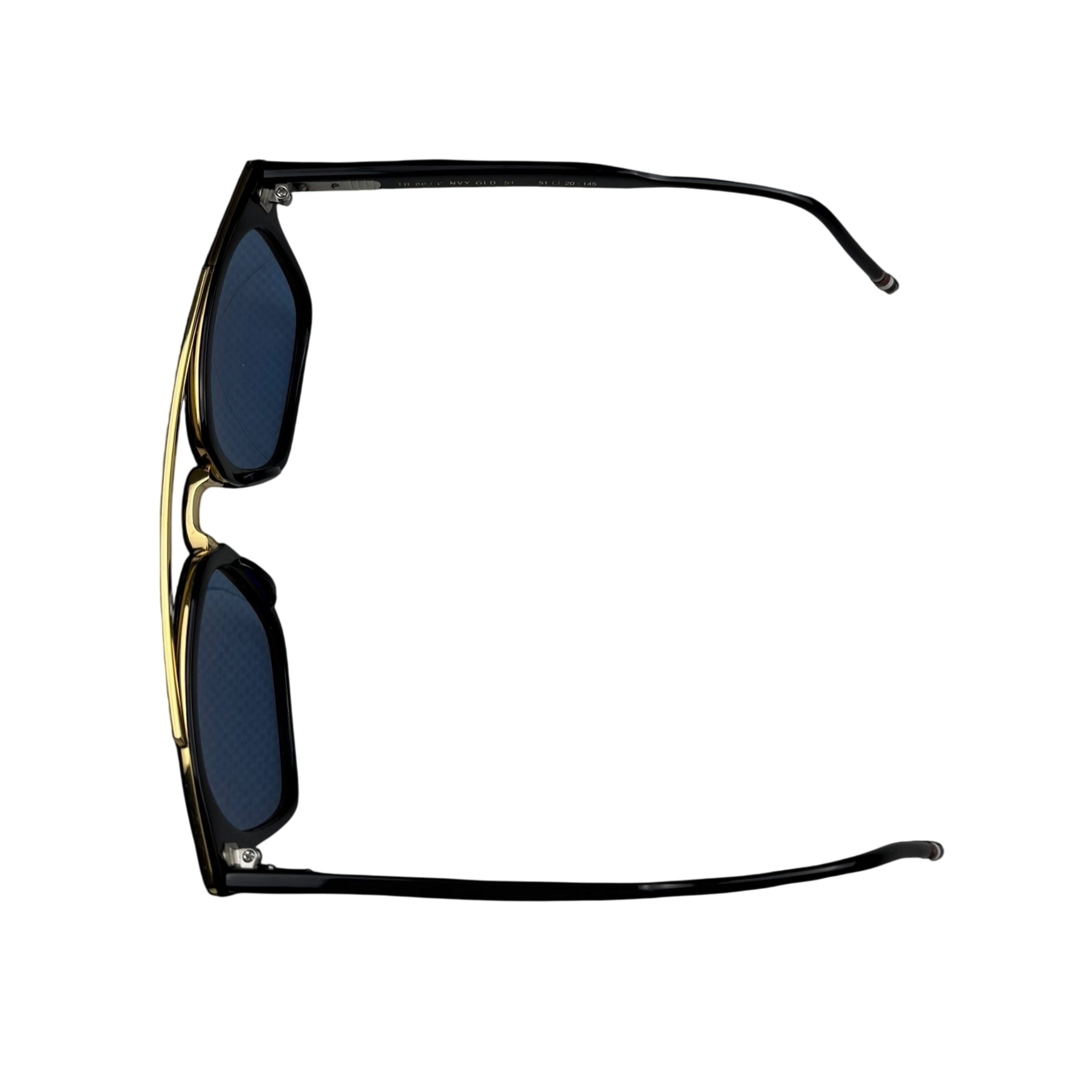 Thom Browne New York Square Sunglasses Navy/Gold