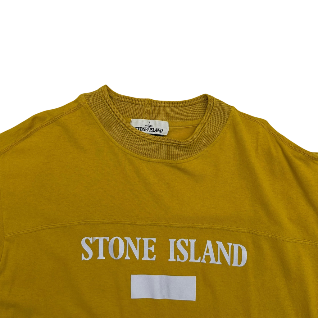 Stone Island 3M Reflective Short Sleeve T-Shirt Yellow (Size L)