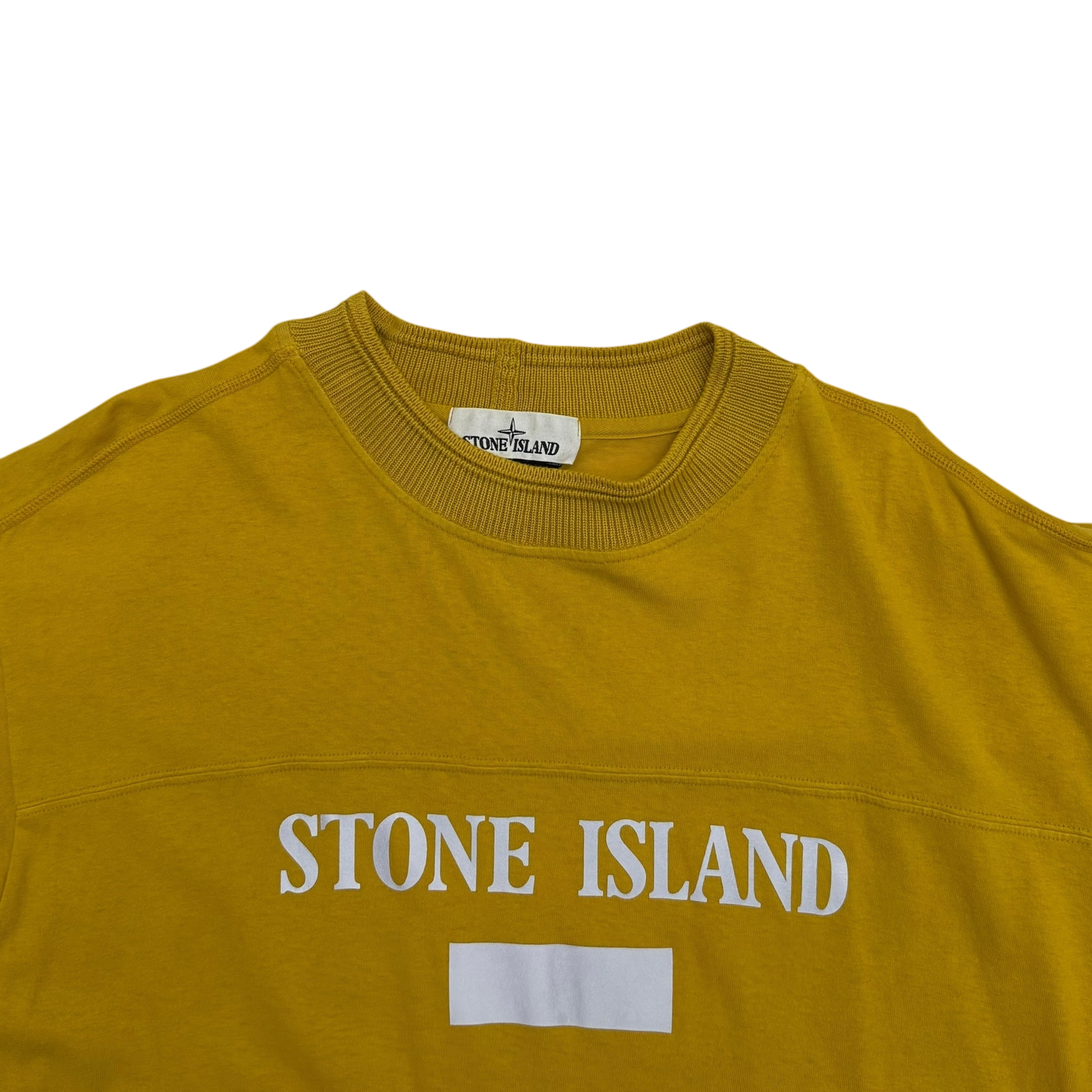 Stone Island 3M Reflective Short Sleeve T-Shirt Yellow (Size L)