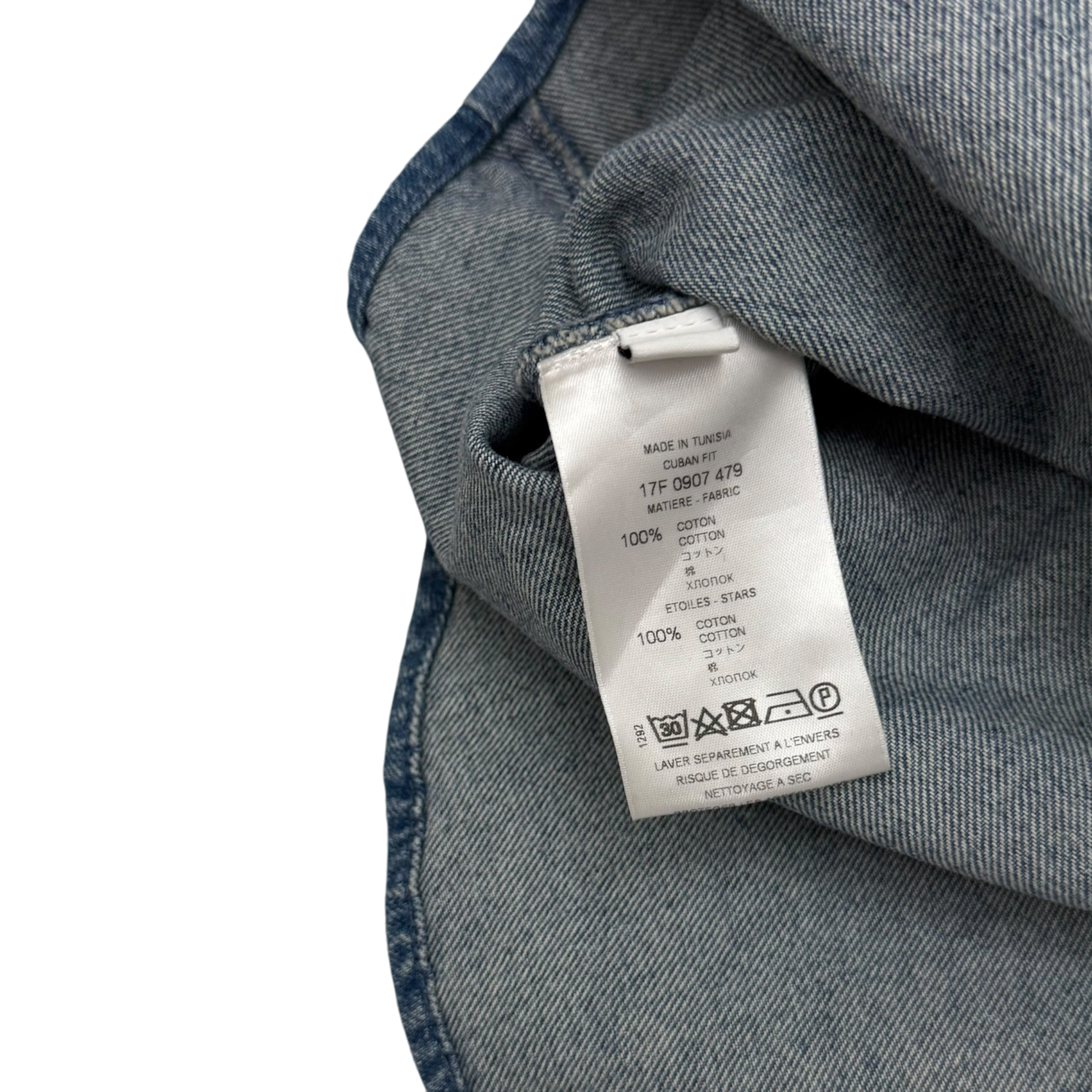 Givenchy Star Patch Denim Shirt (Fits M-L)