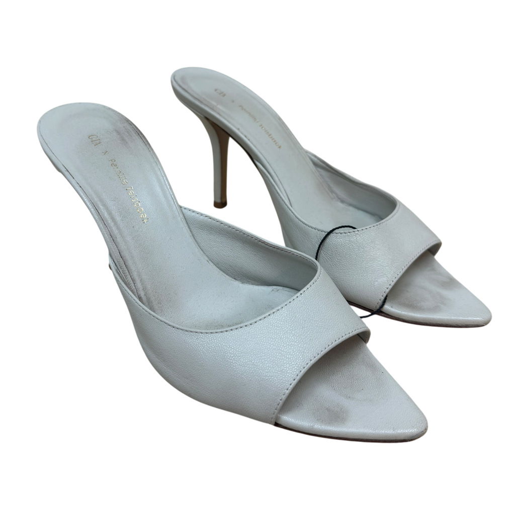 Gia X Pernille Teisbaek Perni 04 Leather Heels Shell (Size EU37.5)