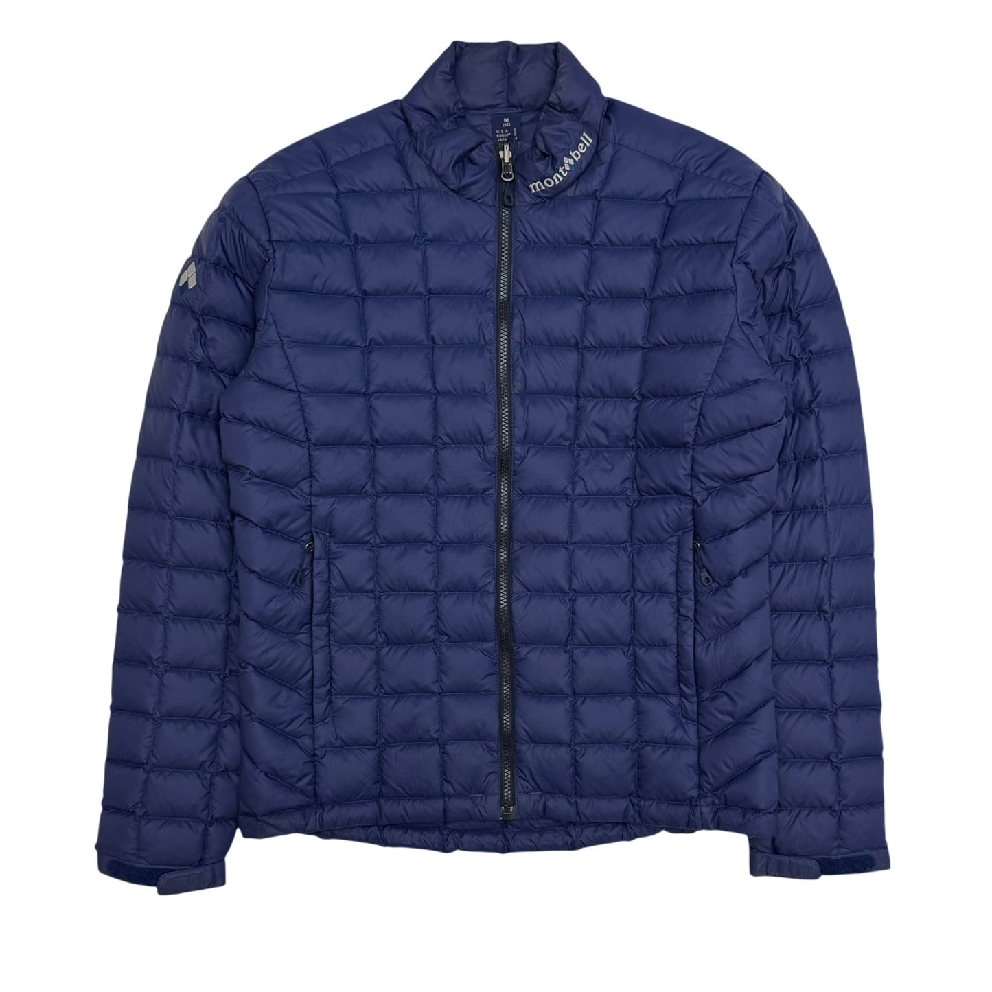 Montbell 00s EX800 Quilted Down Jacket Navy (Size S)