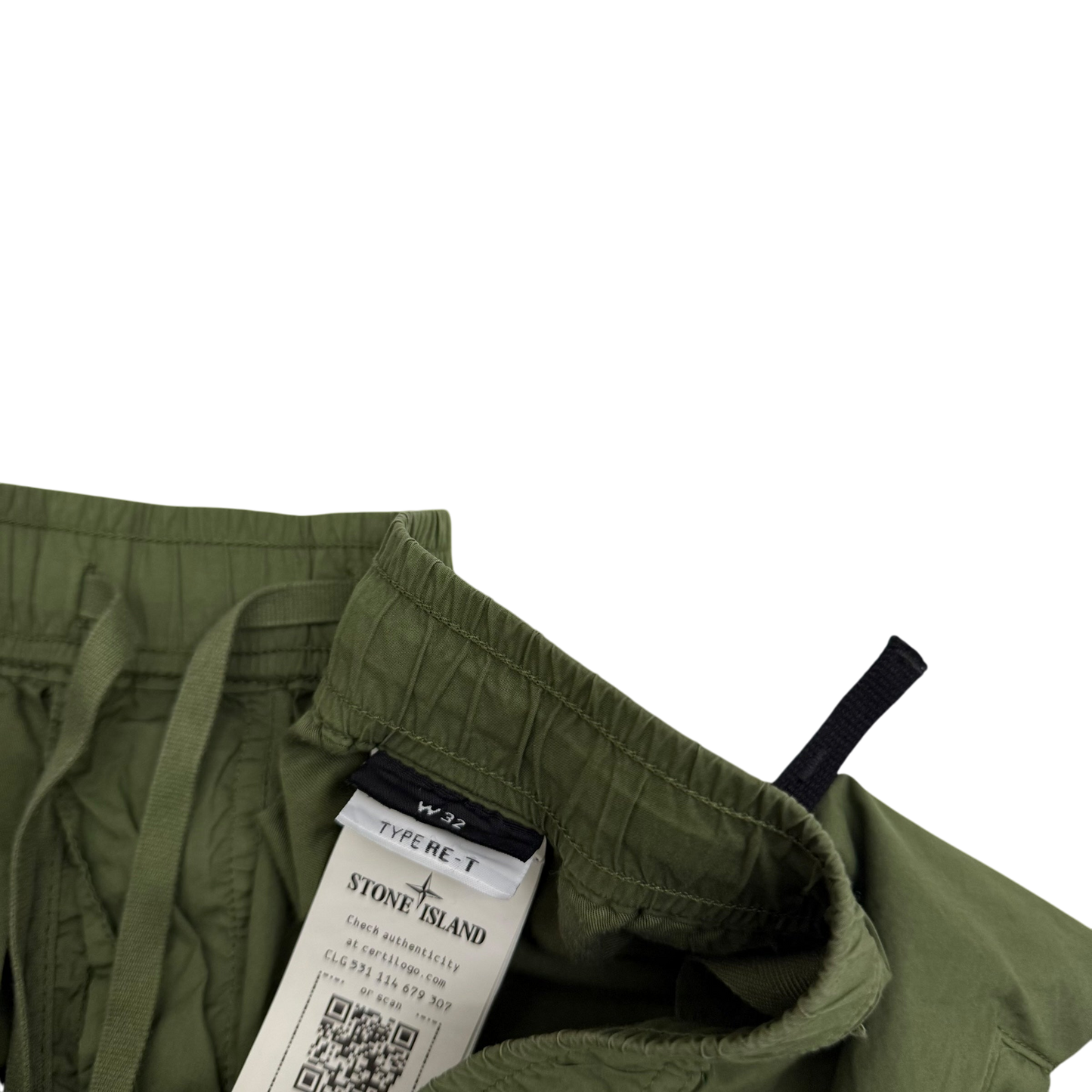 Stone Island Type RE-T Cargo Pants Military Green (W32”)