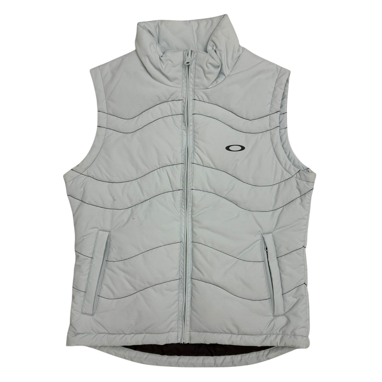 Oakley 00s Puffer Vest Light Blue (Size S-M womens)
