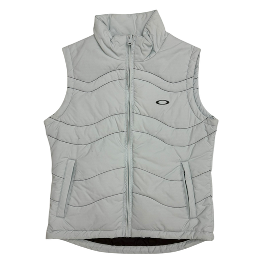 Oakley 00s Puffer Vest Light Blue (Size S-M womens)
