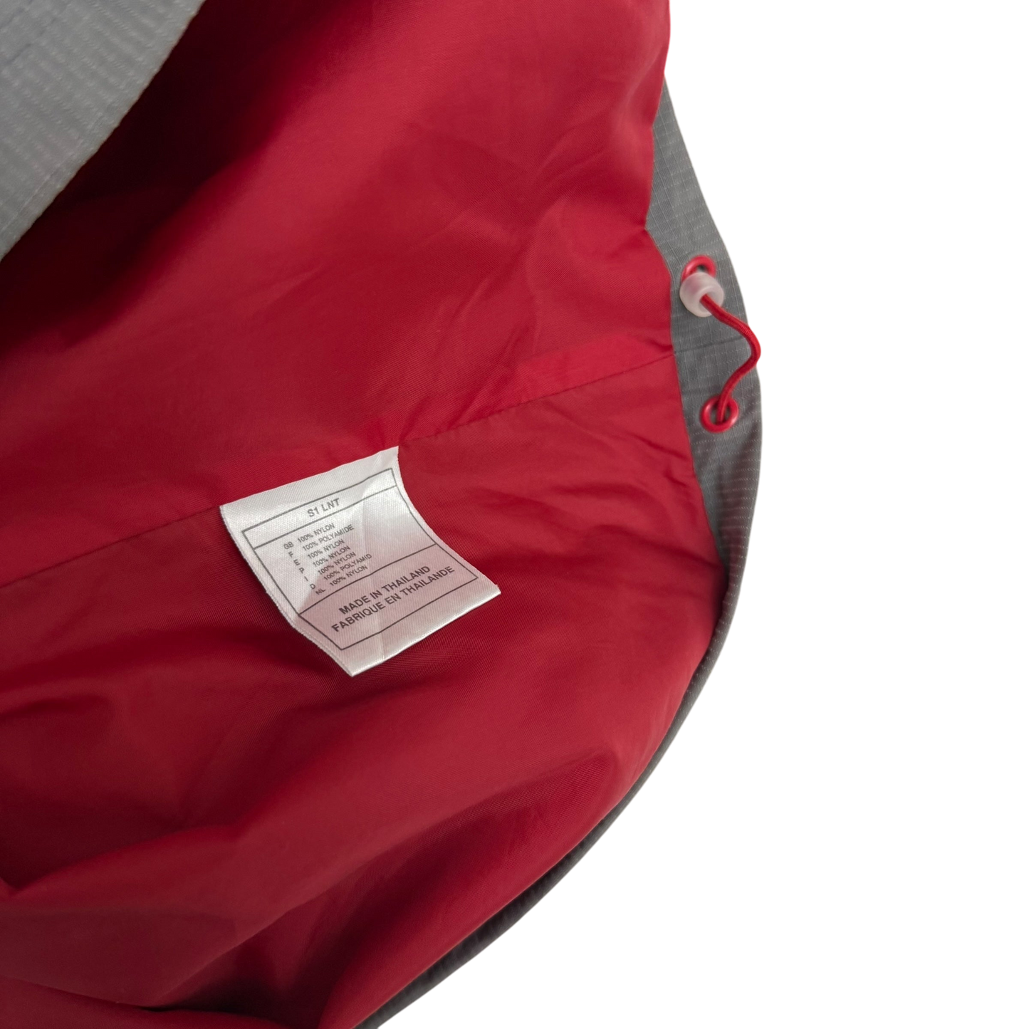 Nike Hex 00s Asymmetric Shoulder Zip Jacket Grey/Red (Size M)