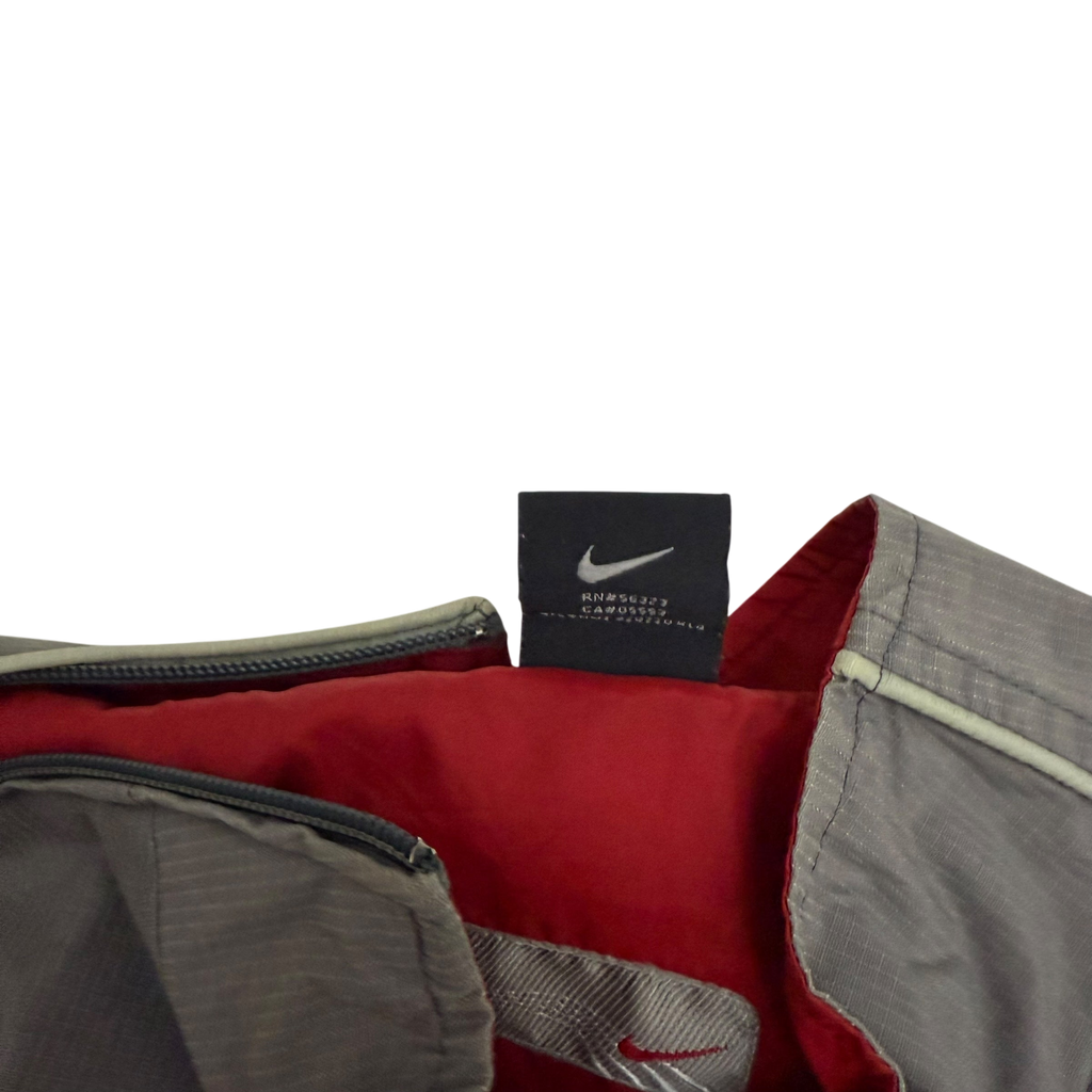 Nike Hex 00s Asymmetric Shoulder Zip Jacket Grey/Red (Size M)