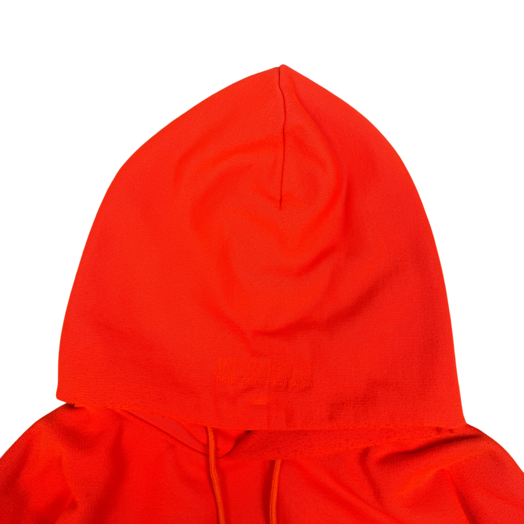 Vetements Oversized Graffiti Hoodie Orange (Fits M-XL)