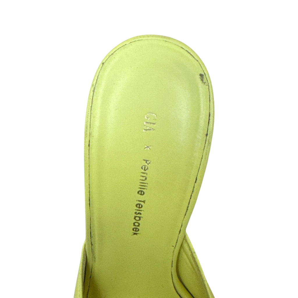Gia Borghini Perni 04 Mules Yellow (Size EU39)