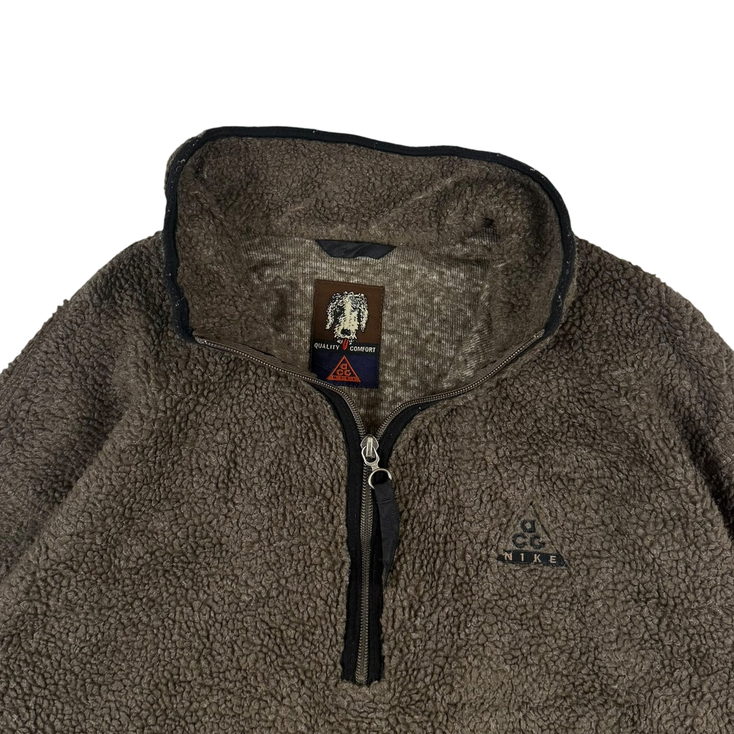 Nike ACG 1996 Deep Pile ‘Dog’ Quarter-Zip Fleece Jumper (Fits M-L)