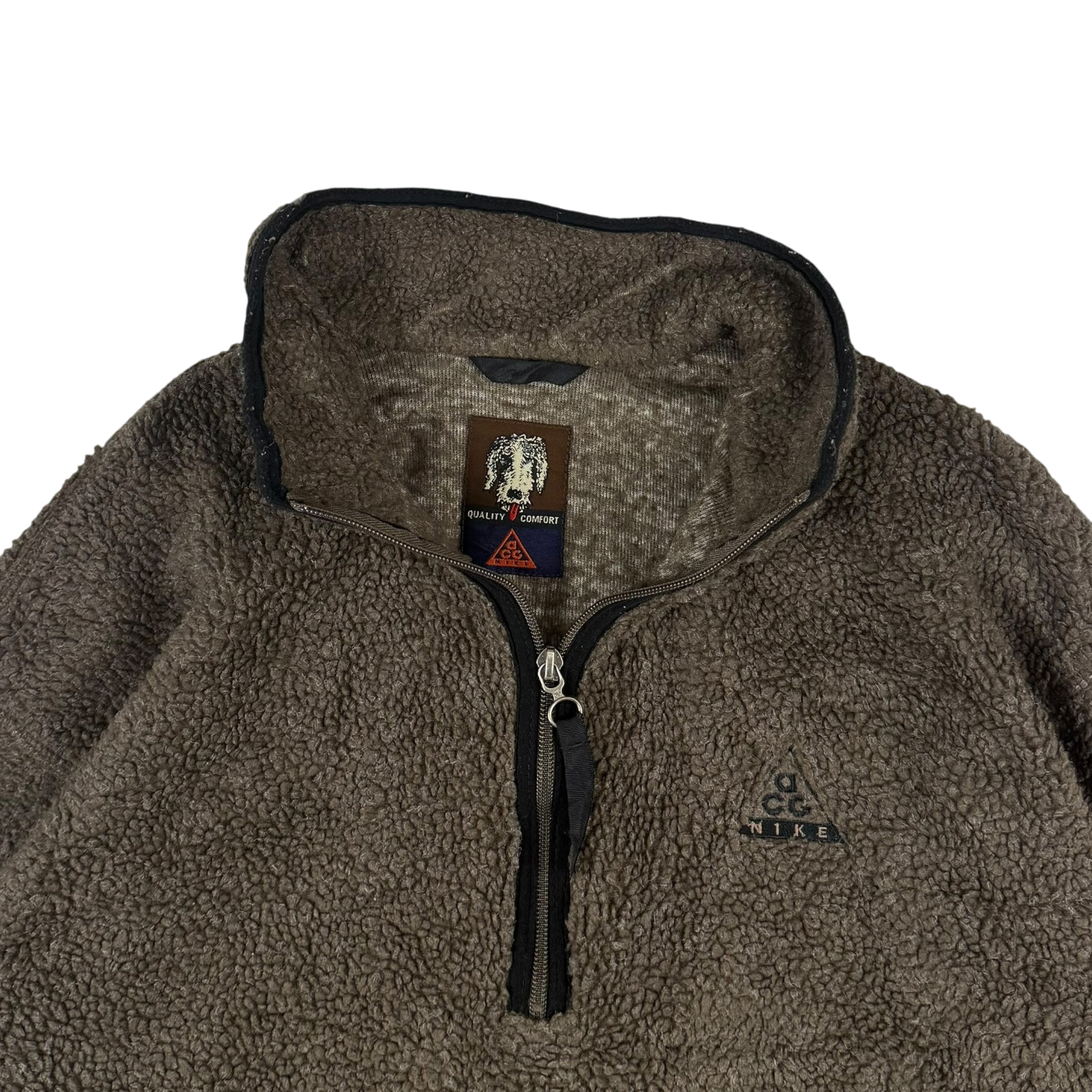 Nike ACG 1996 Deep Pile ‘Dog’ Quarter-Zip Fleece Jumper (Fits M-L)