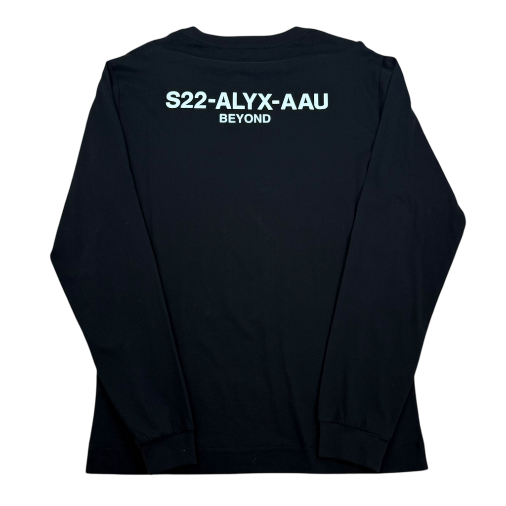 1017 ALYX 9SM Graphic Long-Sleeve T-Shirt Black (Size L)