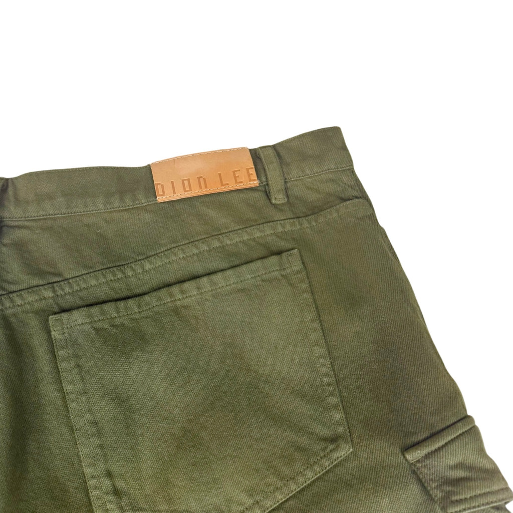 Dion Lee Sunfade Ombré Multipocket Jeans Military Green (Size 36”)
