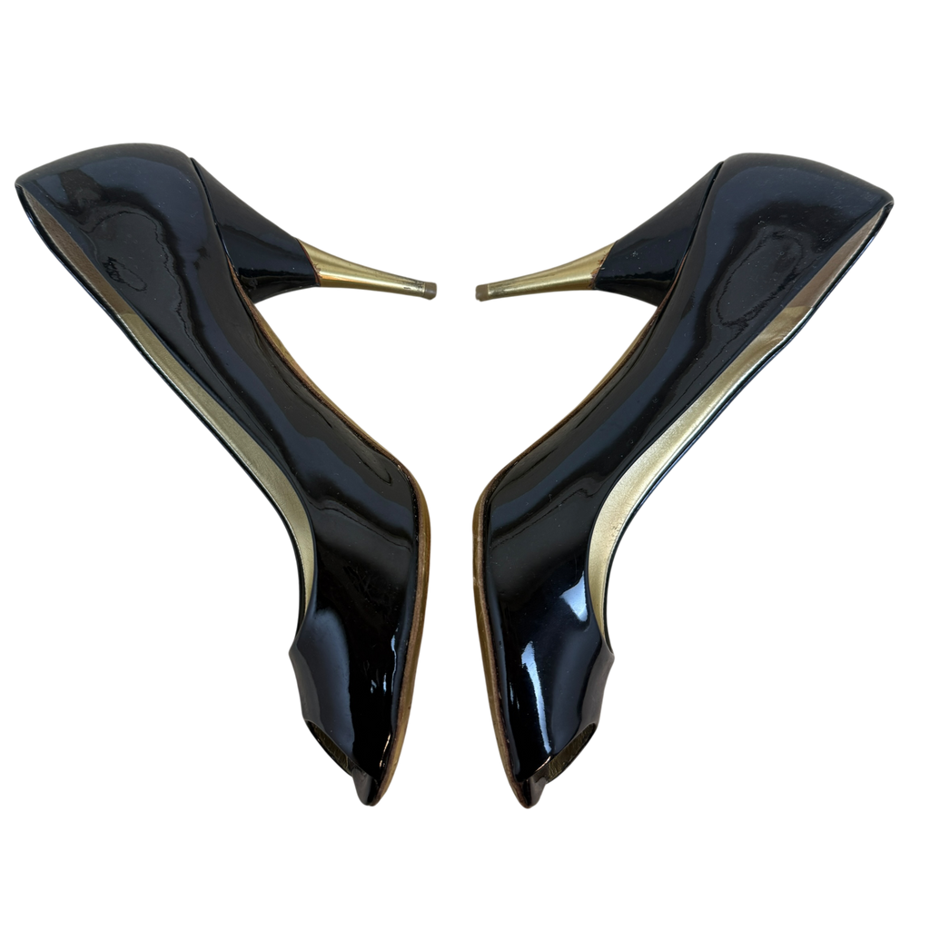 Miu Miu Patent Leather Pumps Black (Size EU36.5)