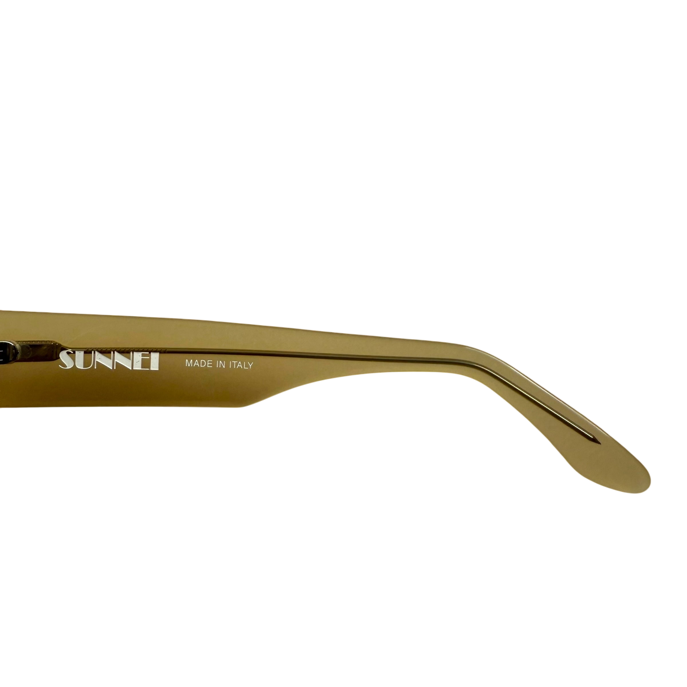 Sunnei Prototipo 5 Sunglasses Camel Yellow