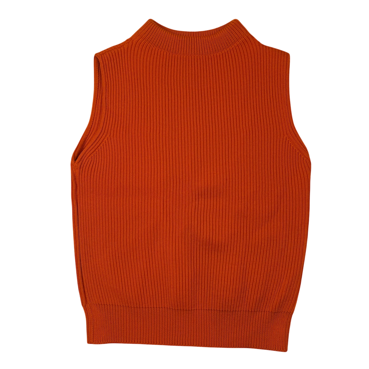 Andersen-Andersen Heavyweight Wool Knit Vest Orange (Size M)