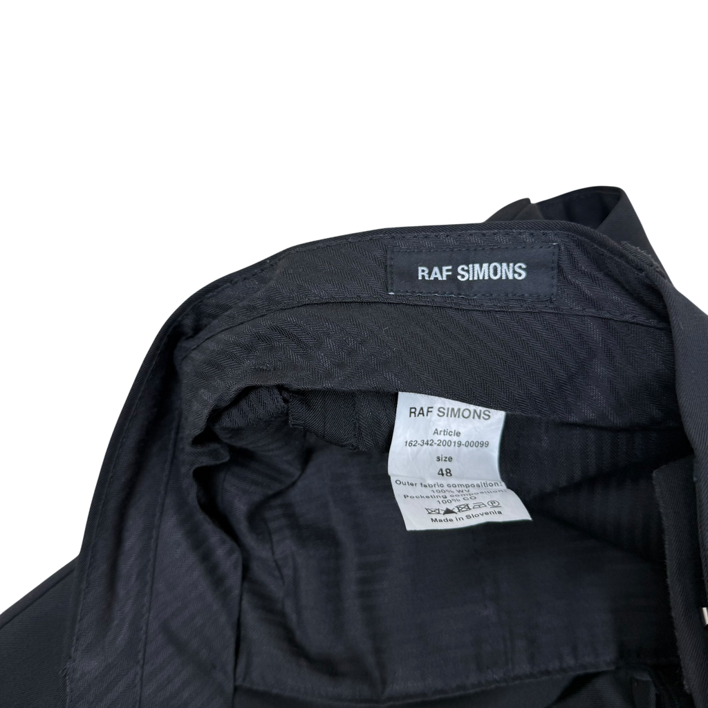 Raf Simons Pleated Trousers Black (Size M)