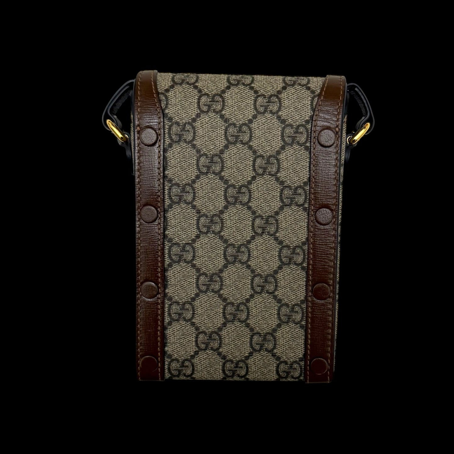 Gucci Horsebit 1955 Mini Leather Shoulder Bag Beige/Brown
