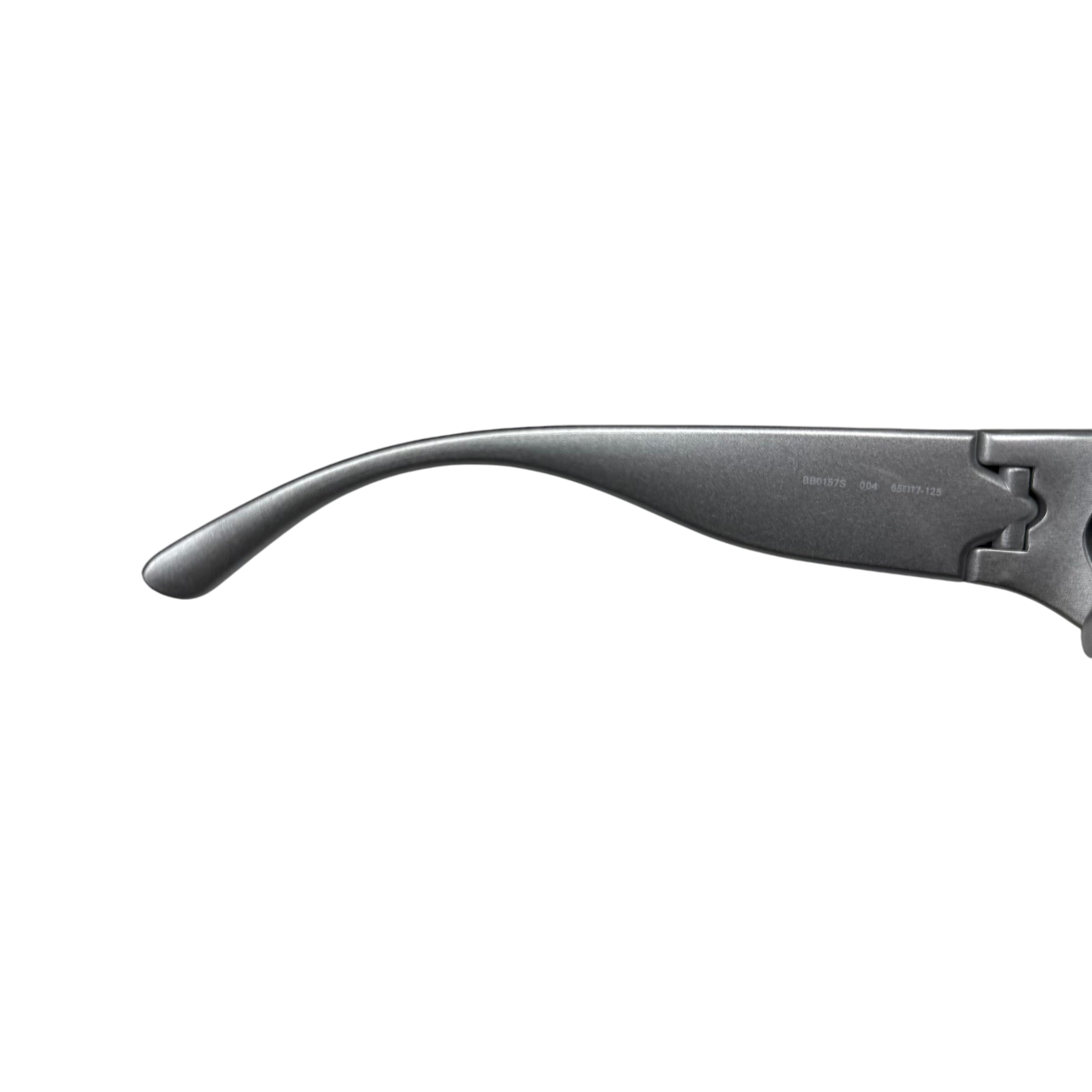 Balenciaga Swift Oval Sunglasses Silver