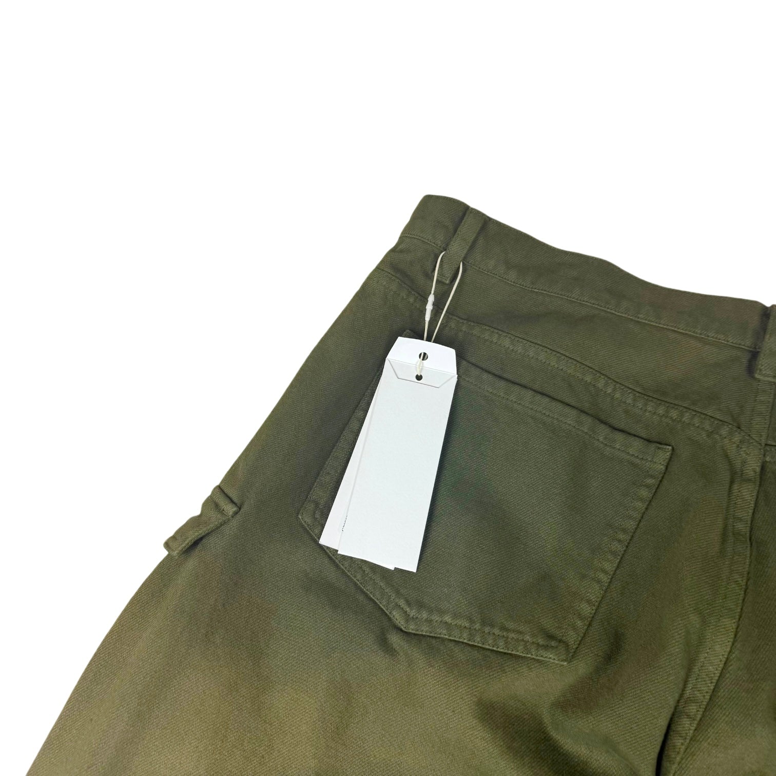Dion Lee Sunfade Ombré Multipocket Jeans Military Green (Size 36”)