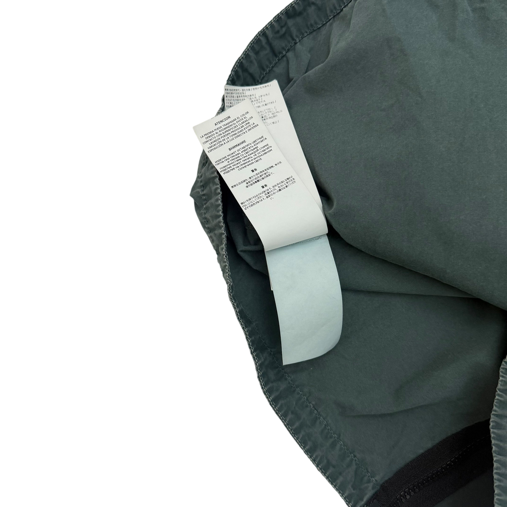 Stone Island Zip Up Overshirt Jacket Petrol Green (Size XL)