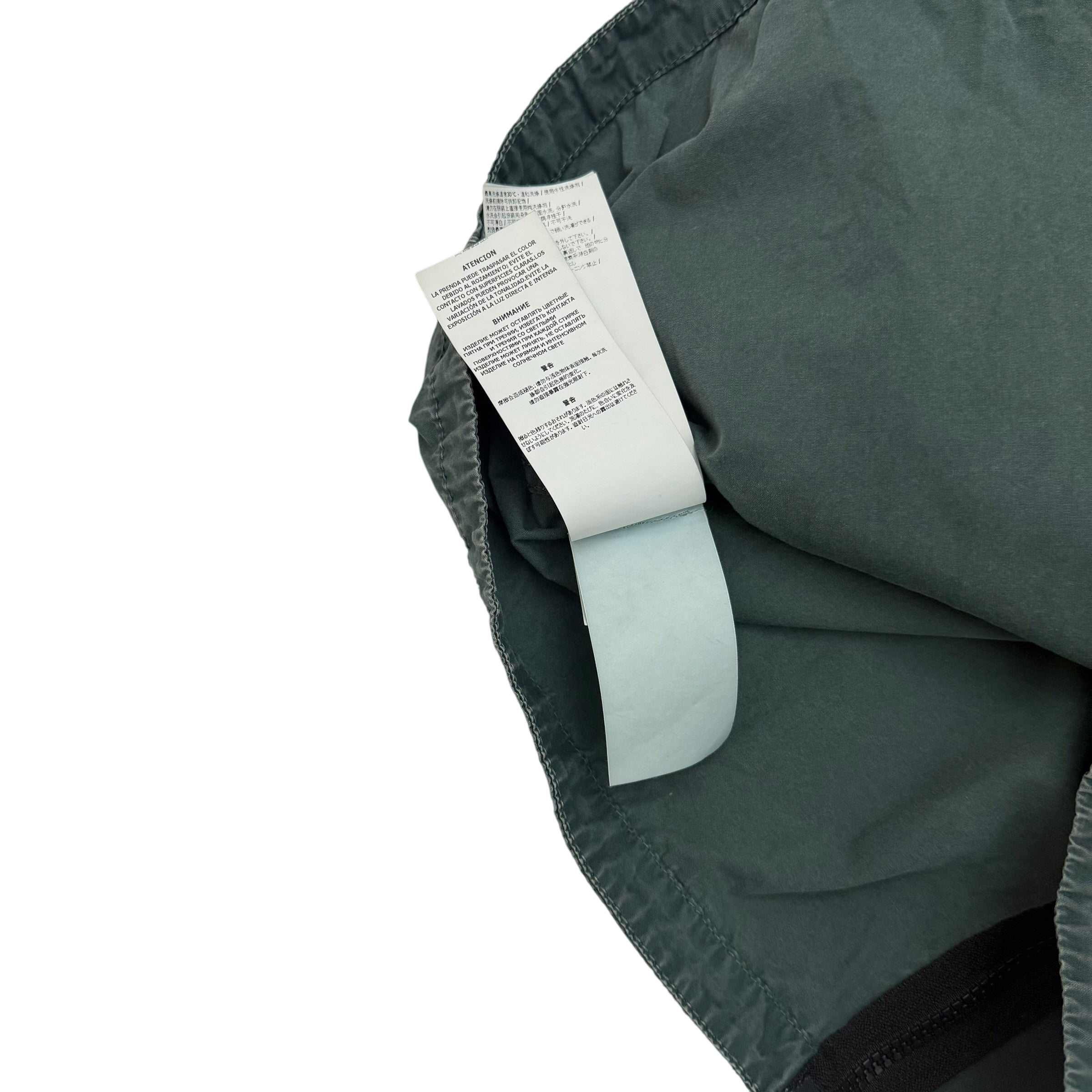 Stone Island Zip Up Overshirt Jacket Petrol Green (Size XL)