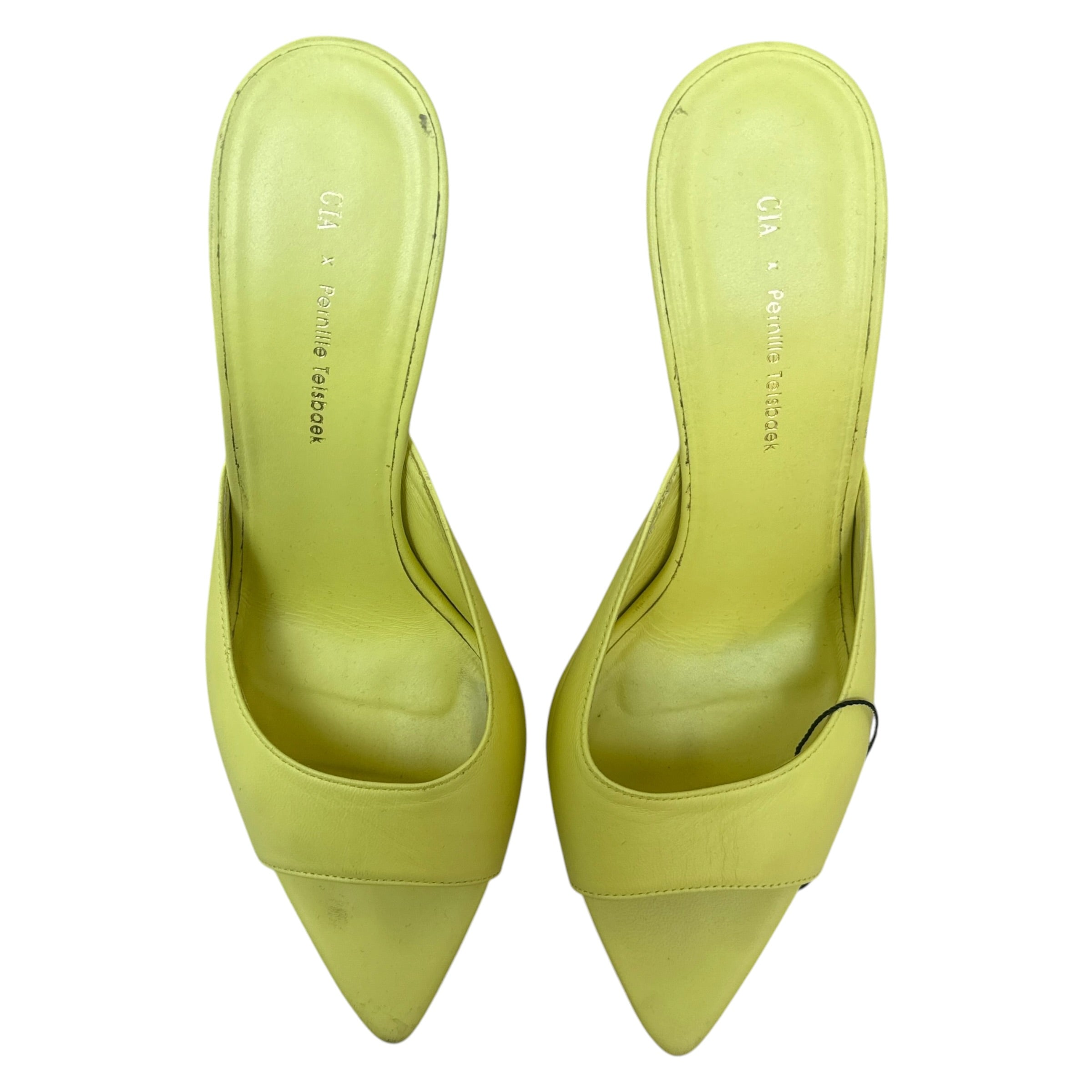 Gia Borghini Perni 04 Mules Yellow (Size EU39)