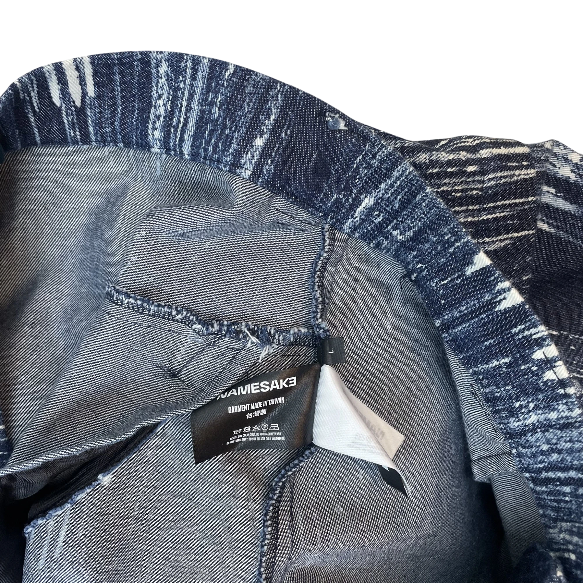 Namesake SS22 Felix Cargo Pants Patterned Blue (Size L)