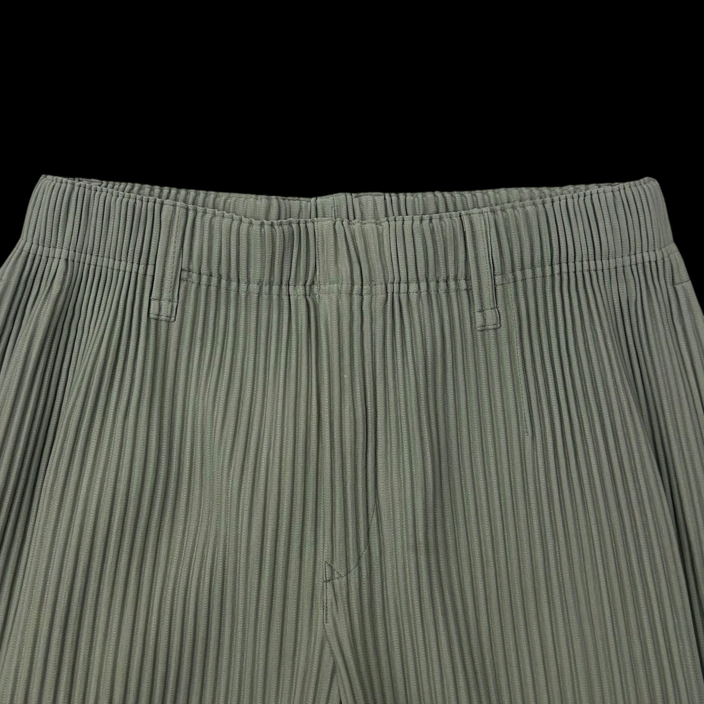 Issey Miyake Homme Plisse JF209 Pleated Wide Pants Grey (Fits M-L)