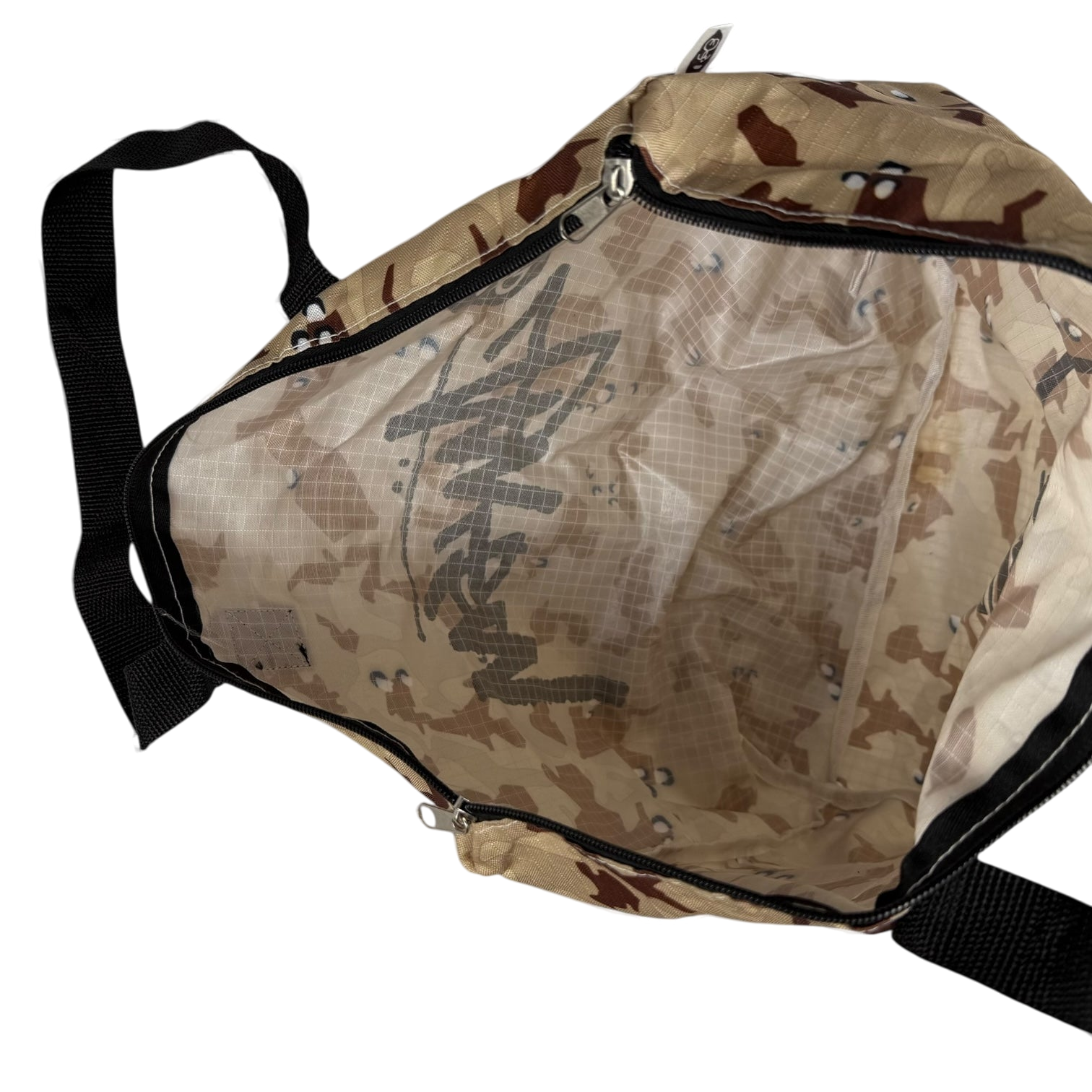 BAPE (A Bathing Ape) x Stussy Tote Bag Camo Brown