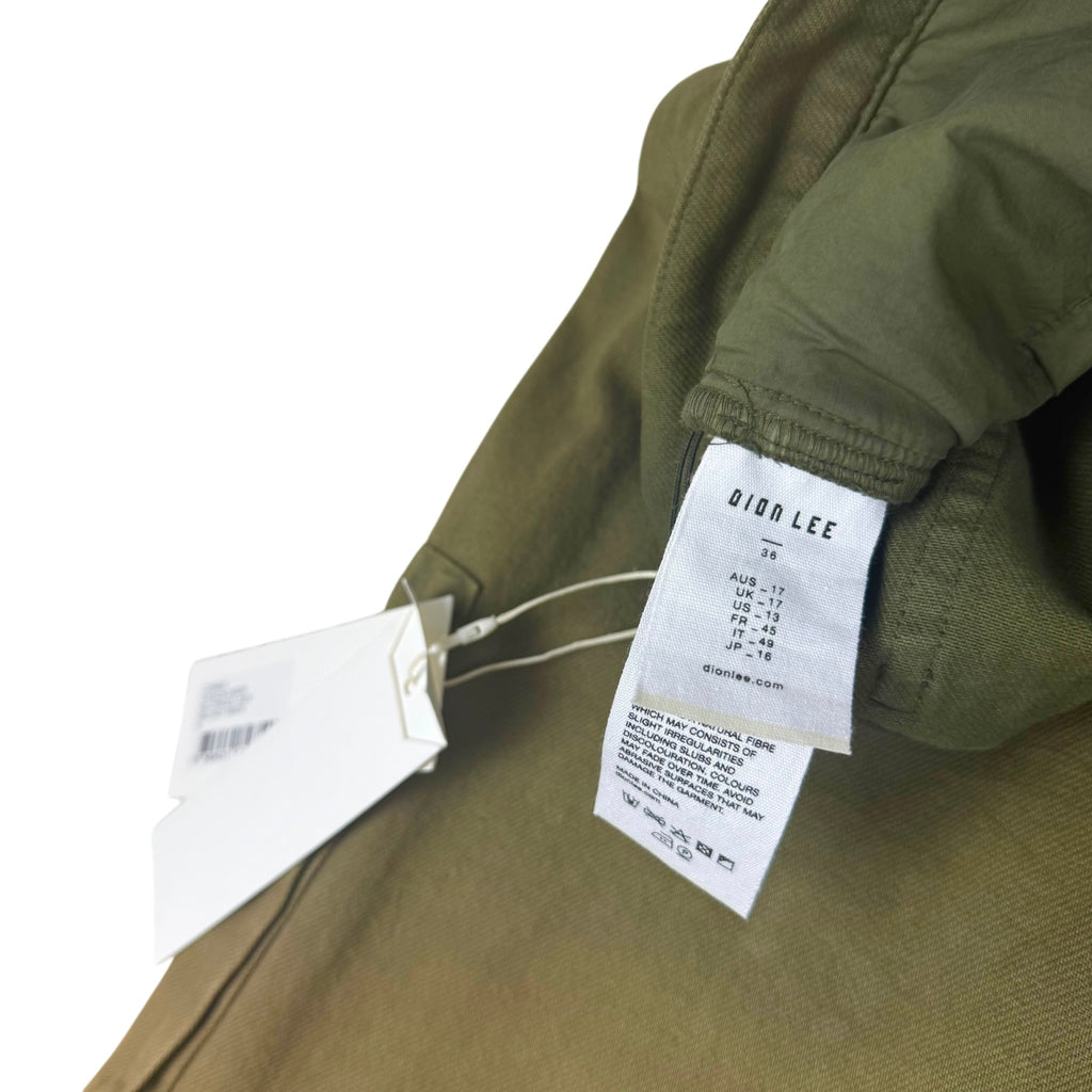 Dion Lee Sunfade Ombré Multipocket Jeans Military Green (Size 36”)