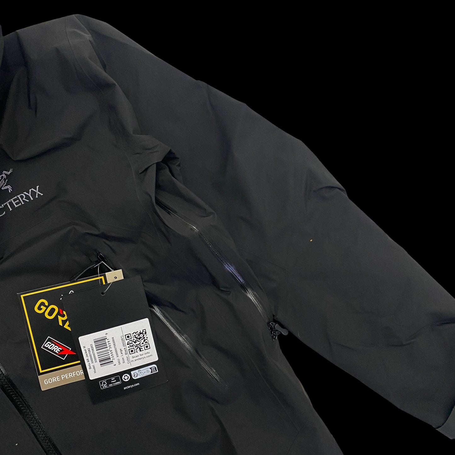 Arc'teryx Beta AR Jacket Black (Size L)