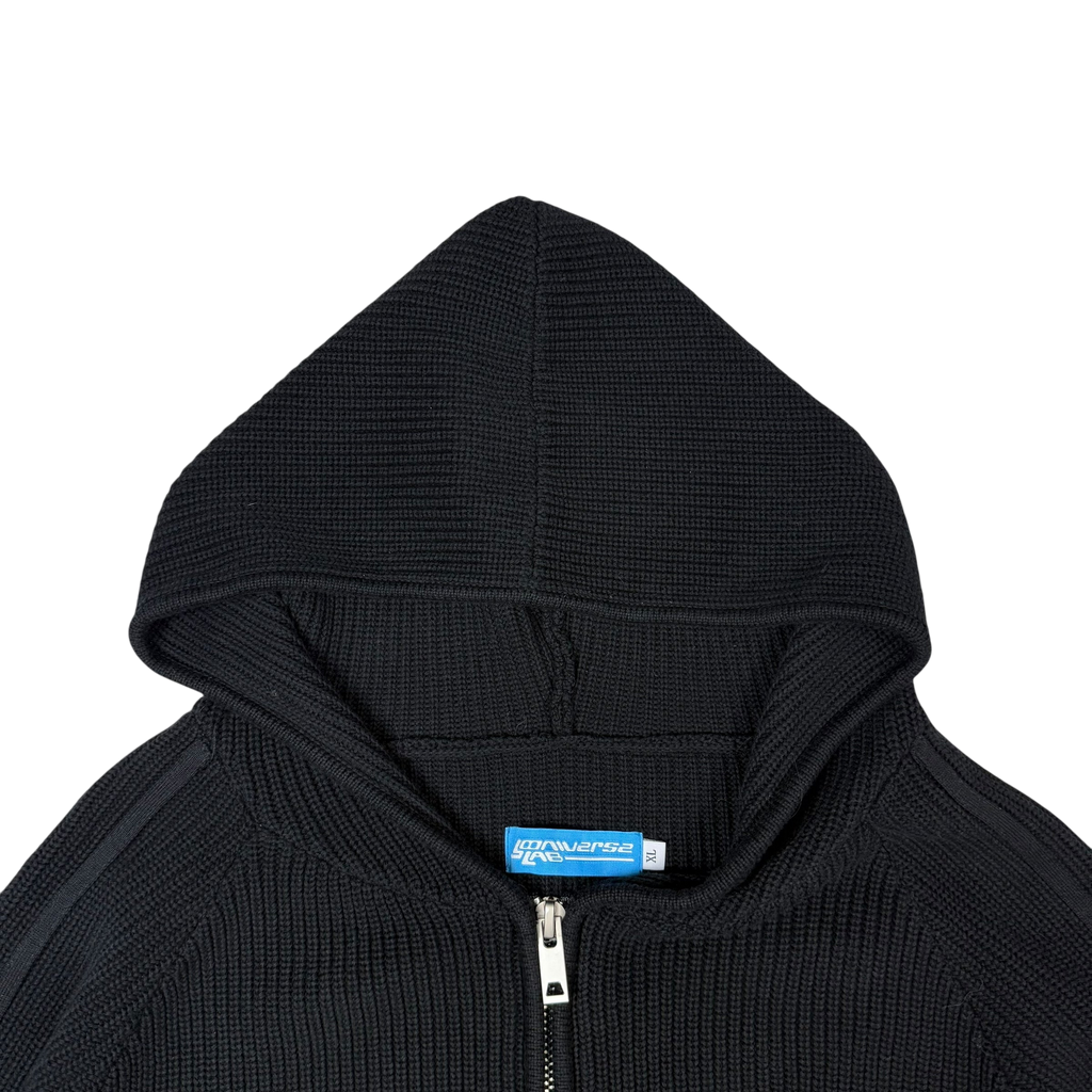 Jooniverse Lab Cable Knit Hoodie Black (Size XL)