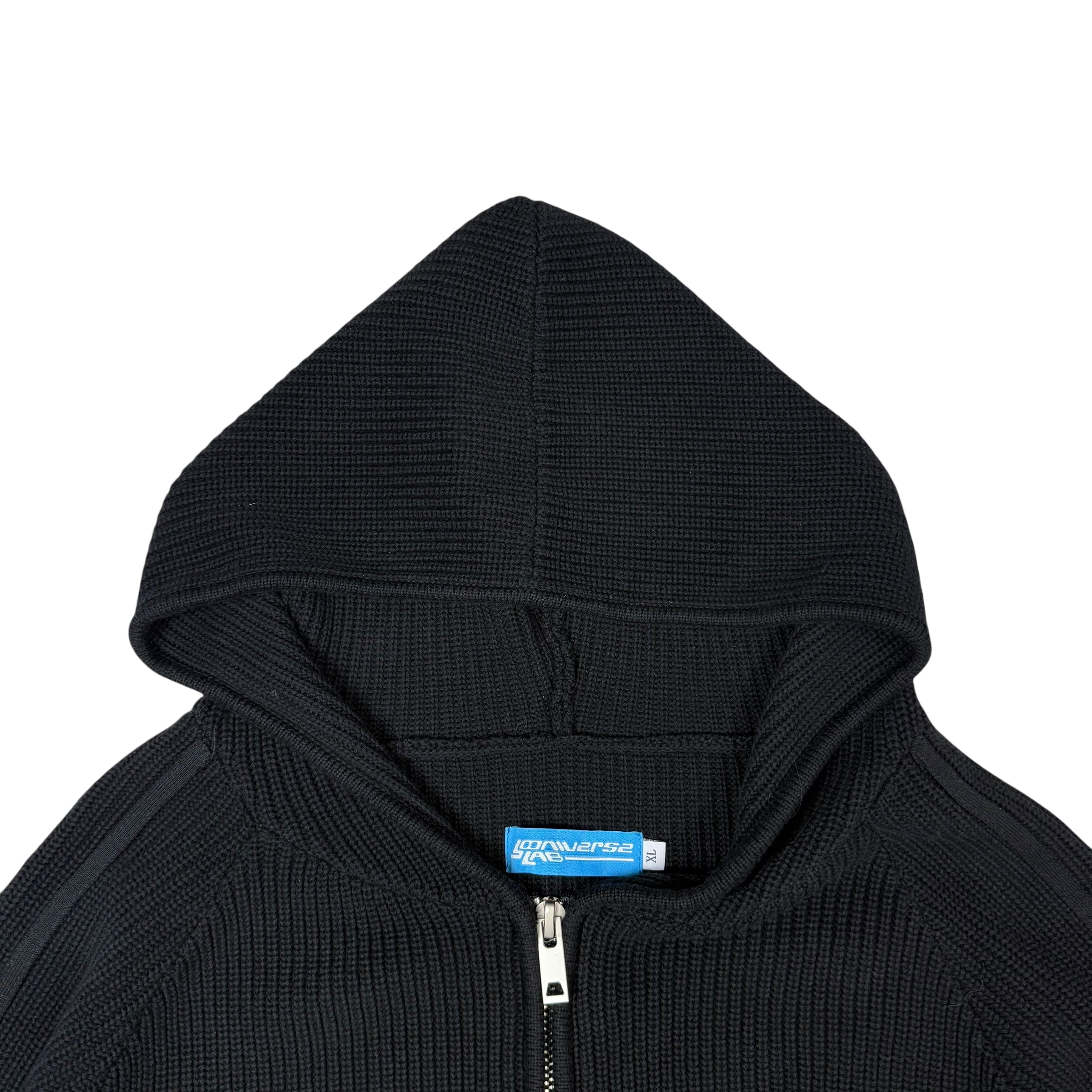 Jooniverse Lab Cable Knit Hoodie Black (Size XL)